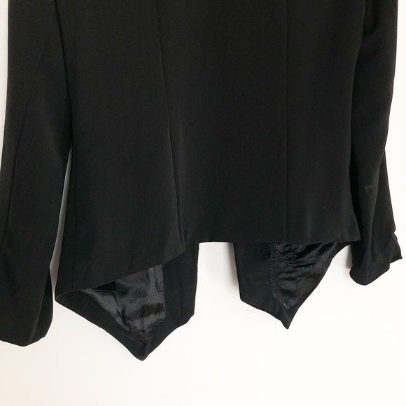 Forever 21 Black Blazer Sz Small Solid Black - Picture 7 of 7